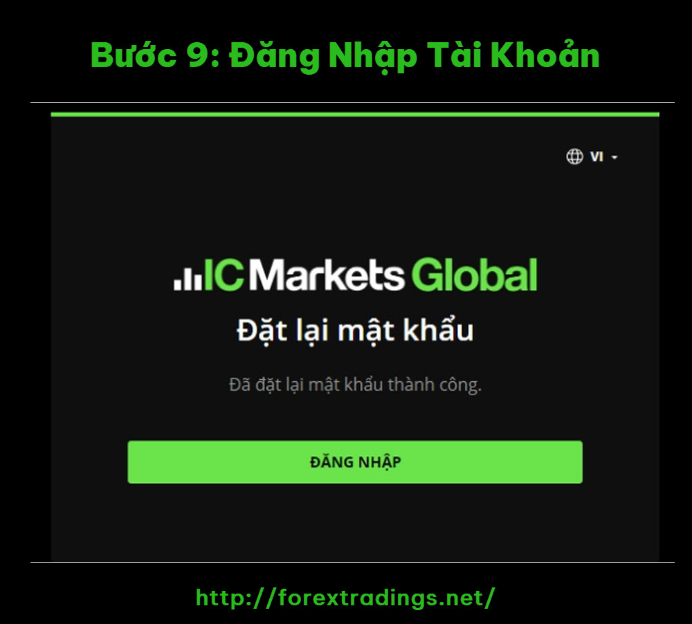 Bước 9 Đăng Nhập Tài Khoản Vừa Tạo