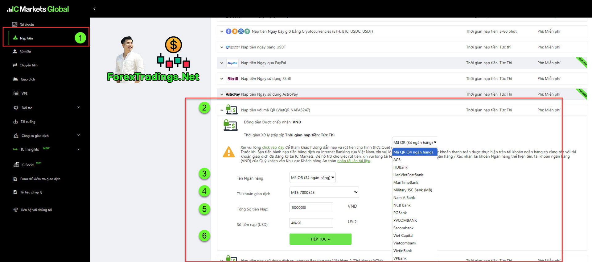 Nạp-Tiền-Sàn-ICMarket-Bằng-QRCode